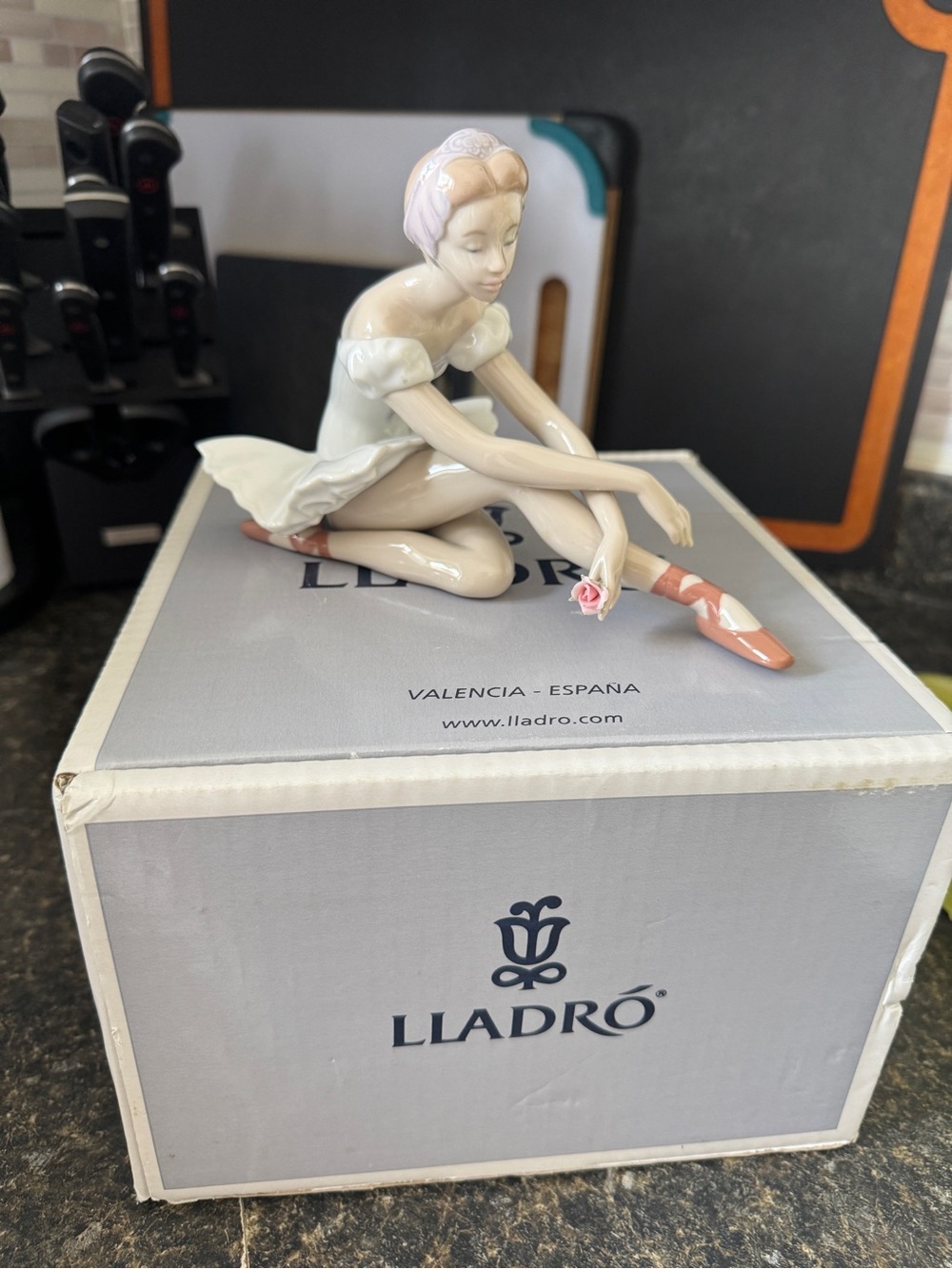 Lladro Ballet De La Rosa Ballerina Figurine
